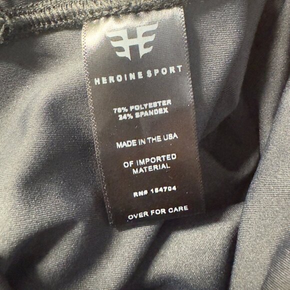 Heroine Sport Racing Bodysuit Womens XS Deep V Mesh Black Workout Swim‎ Capsule - Picture 11 of 11